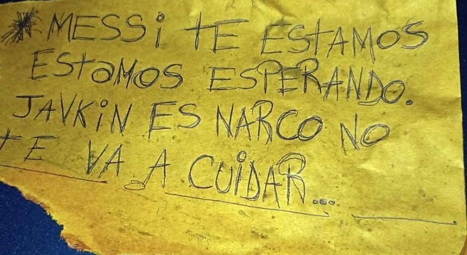 Balean el supermercado de la familia Rocuzzo en Rosario y dejan una nota amenazante para Messi