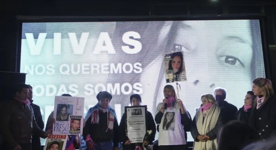 La madre de Cecilia Strzyzowski encabezó una marcha en CABA